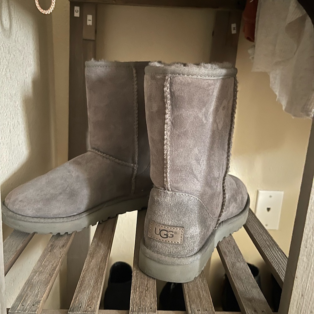 Grey UGG boots